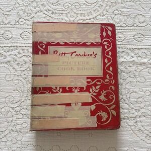 Vintage Betty Crocker Picture Cookbook Red & White (Imperfect Condition)